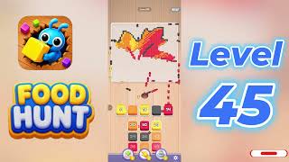 Food Hunt Level 45 Walkthrough 🐜🍔 | Food Hunting Puzzle Game | Go Answer