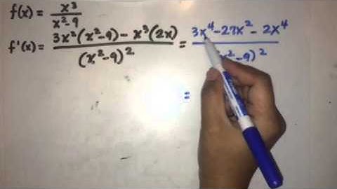 4.6 Curve Sketching Exercise #8 1st Derivative