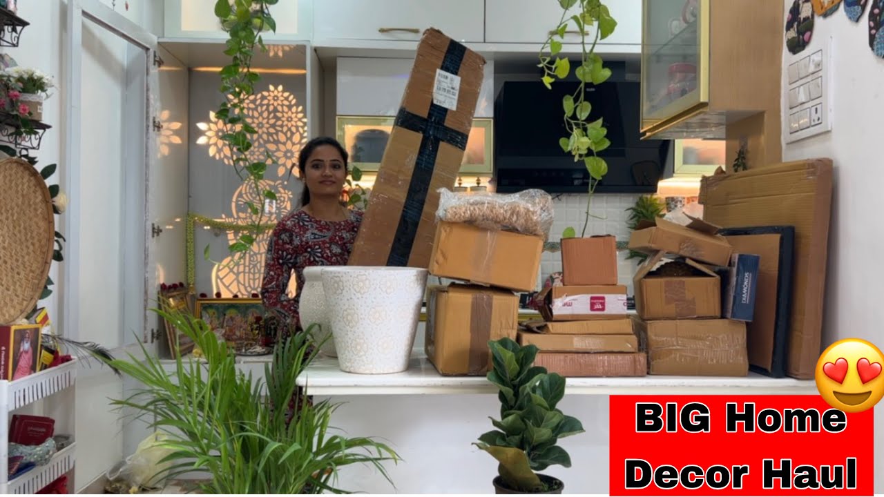 ₹Low Budget Lo 20 Home Decor Items Unboxing 🏠✨Home Makeover Starts Here! 😱|| @BharathiyaDiaries 