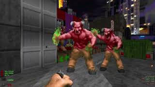 Doom 2 - Headless Chicken (Map 15: Take-Out) UV-Max (WAD Author: Chookum)