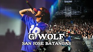 FLOW G - G WOLF (LIVE @ SAN JOSE BATANGAS) #flowg