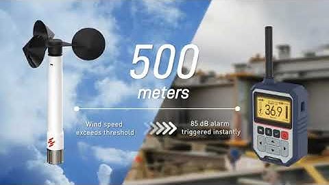 Wireless Anemometer for Crane