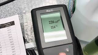 Calibrating A Ysi Pro 10 Meter With The Orp Sensor.