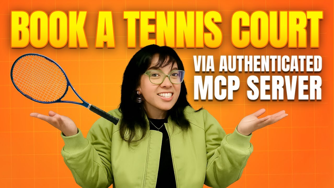 Book a Tennis Court via Authenticated MCP Server