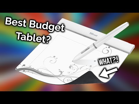 Budget Tablet? Trust Flex Ultra-Thin Graphics Tablet Unboxing & Review