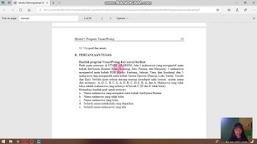 Program Sederhana Visual Prolog