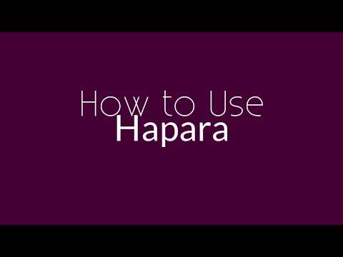 How to use Hapara
