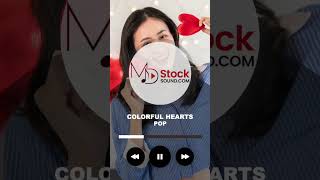 Pop Background Music | Colorful Hearts | MDStockSound #shorts