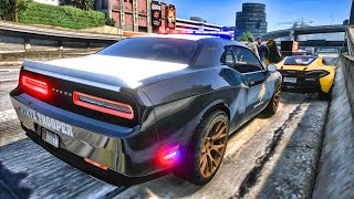 Playing GTA 5 As A POLICE OFFICER Highway Patrol| GTA 5 Lspdfr Mod| Live