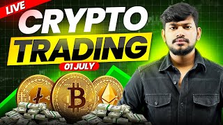 💰- LIVE Trades on BTC, GOLD, and USOIL – | 01 July - IITian Trader