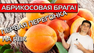 АБРИКОСОВАЯ БРАГА! ПЕРВАЯ ПЕРЕГОНКА С ПОМОЩЬЮ ПВК