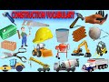 Construction Vocabulary  Construction Vehicles ConstructionTools Name in English with Picture