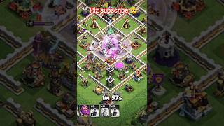 super yeti aura 😱🔥#clashofclans #viral #coc #superyetiattack #shorts #th11attackstrategy #supercell
