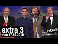 Extra 3 vom 17.10.2019 im Ersten  | extra 3 | NDR