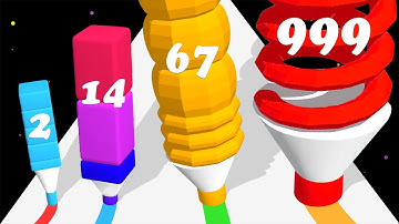 Crayon Rush 3D - Color Math Games (Huge Updated)