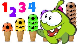 Impara colori e numeri con le palline di gelato | Om Nom | Impara Con Om Nom