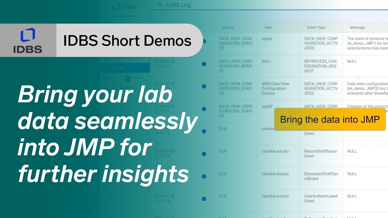 Bring your lab data seamlessly into JMP for further insights - YouTube