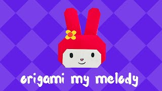 Origami My Melody | Easy Origami
