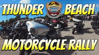 My First Time attending Thunder Beach 2023 Motorcycle Rally| IT WAS PRETTY COOL👍🏿👍🏿!!