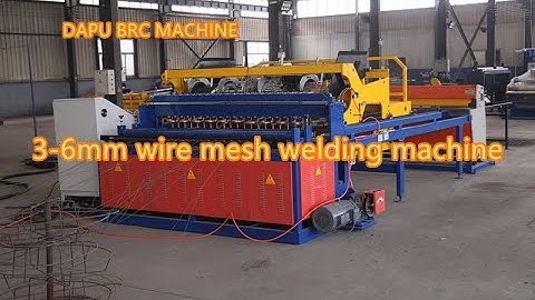 3-6mm wire mesh welding machine for construction mesh and BRC mesh