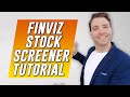 How To Find Stocks - Free Finviz Stock Screener Tutorial