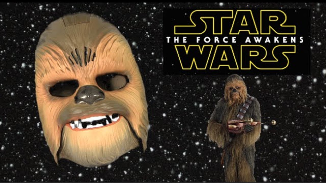 Wars The Force Awakens Chewbacca Mask from Hasbro - YouTube