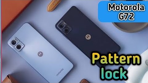 How To Set Screen Lock Pattern In Motorola G72, Screen Lock Password Setting,