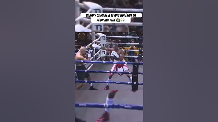 Bakary samake à 17 ans 🙆‍♂️😩 #boxing #boxer