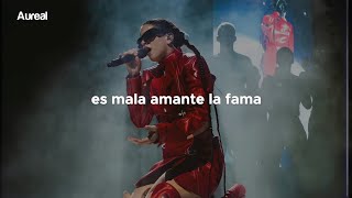 ROSALÍA - LA FAMA [Live en el Palau Sant Jordi] (Letra) Resimi