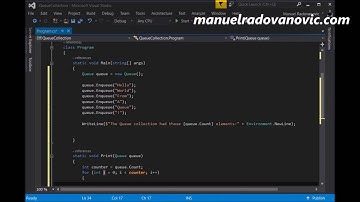 C# 6.0 Tutorial - Advanced - 25. Queue Non Generic Collection
