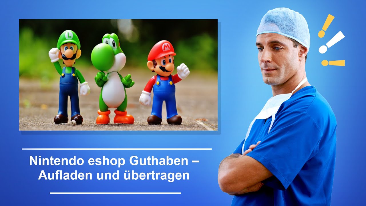 🚑 Nintendo Guthaben Aufladen und übertragen YouTube