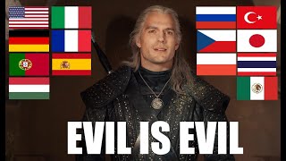 EVIL IS EVIL in Different Languages [The Witcher, Netflix]