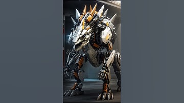 if dinosaurs become monstrous robots #dinosaur #robot