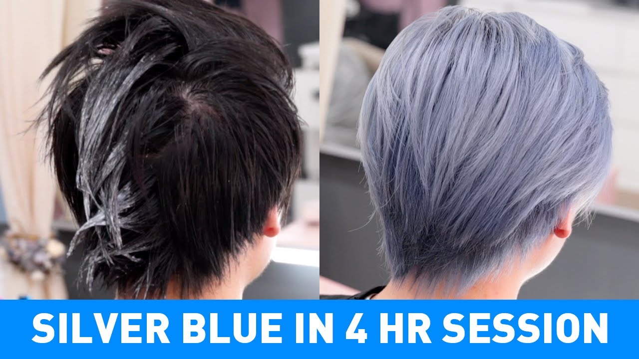 9. Dark Blue and Silver Hair Inspiration - wide 8
