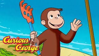 Curious George  George Goes to the Beach  Kids Cartoon   Kids Movies  Videos for Kids