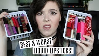 2017 MAKEUP COLLECTION & DECLUTTER | 100+ LIQUID LIPSTICKS!! | Allie Stephens