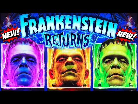 NEW Frankenstein Returns slot! It's Alive with New Wheel Bonus and Features at the Venetian in Vegas