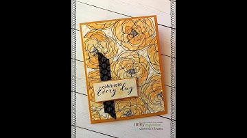 Unity Quick Tip: Watercoloring With Inks + Dry Embossed Texture