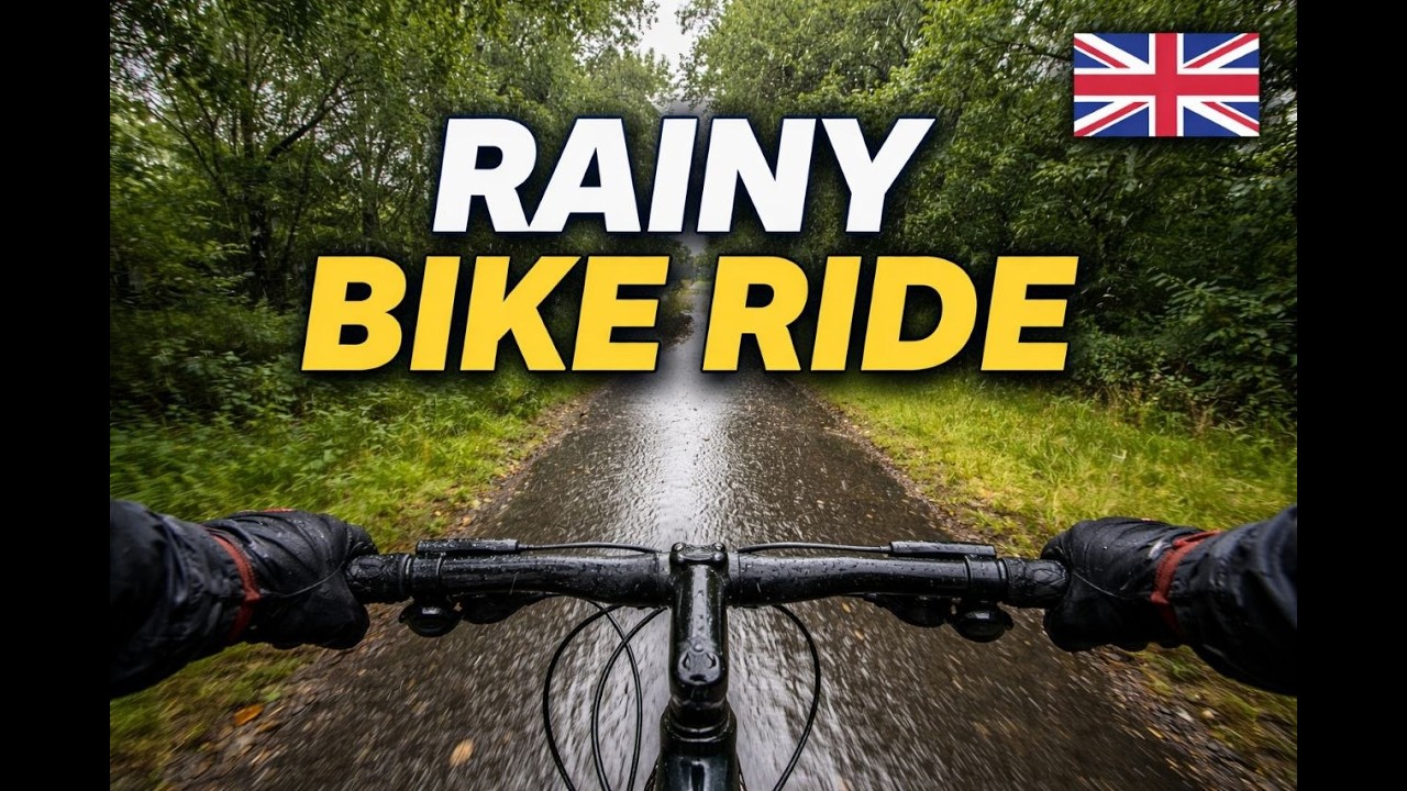 Peaceful Cycling Through Sandwell Valley, England | No Music, Just Nature Sounds