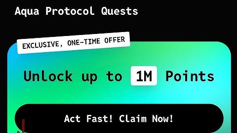 How to Connect TON Wallet to Aqua Gleam Protocol