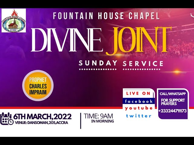 ⁣Sunday March 6th,2022: Live Divine Church Service