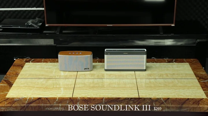 COMISO Nature Audio VS BOSE SoundLink Bluetooth Speaker Sound Test 3