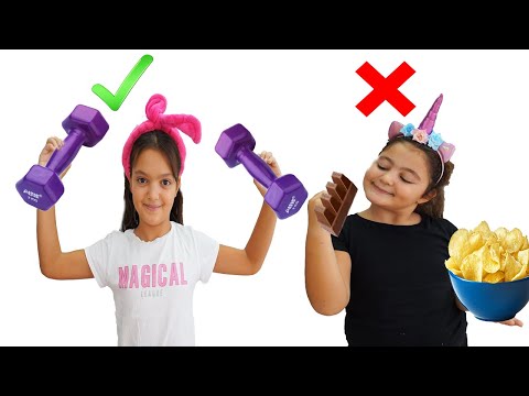 Masal and Öykü Wants to Be Strong | Kids Exercise for Fun