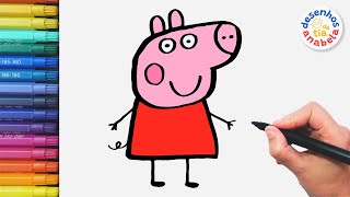 Peppa Pig | Easy Drawing Step by Step for Kids by Desenhos da Tia Anabela 301 views 2 months ago 3 minutes, 4 seconds