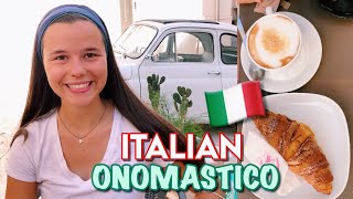 Celebrating my ITALIAN ONOMASTICO!! 🇮🇹How Italians celebrate their ONOMASTICO!! (Italy vlog)