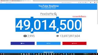 How to View Youtube Live Subscriber Count in Realtime of any Channel