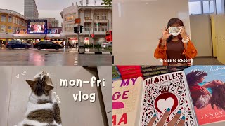 mon-fri vlog | nyp poly student #backtoschool | random stuff | book | etc