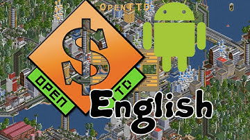 OpenTTD on a Samsung Galaxy Tab with a Bluetooth Mouse