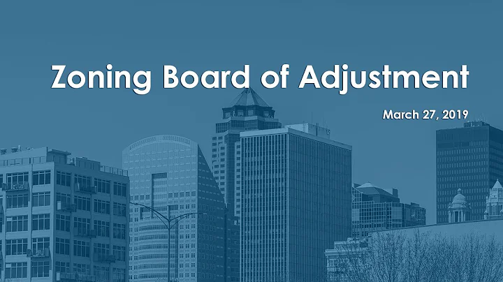 3-27-19 Zoning Board of Adjustment