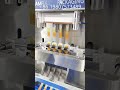 Multilane fruit juice pulp stick pack machine, 4 lines liquid fruit puree stick bag filling machine